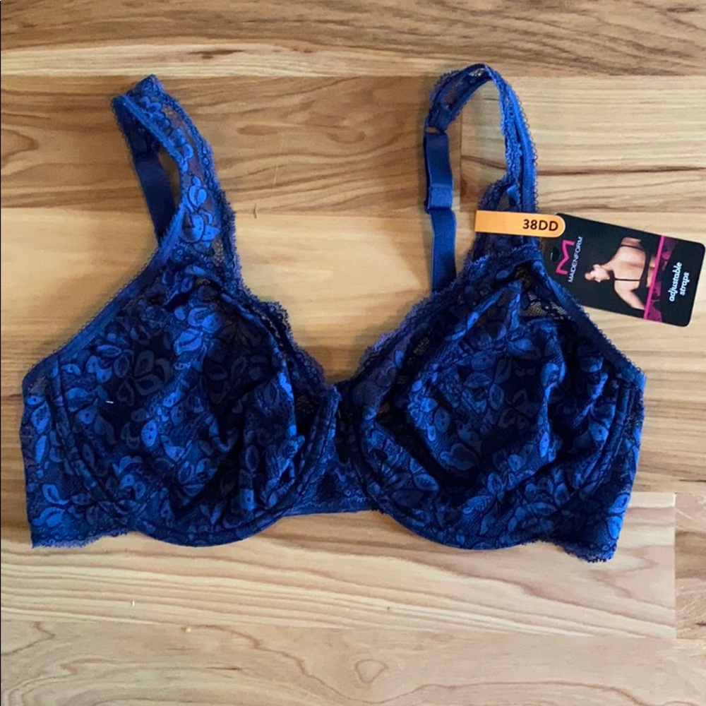 Navy Lace 38DD Bra